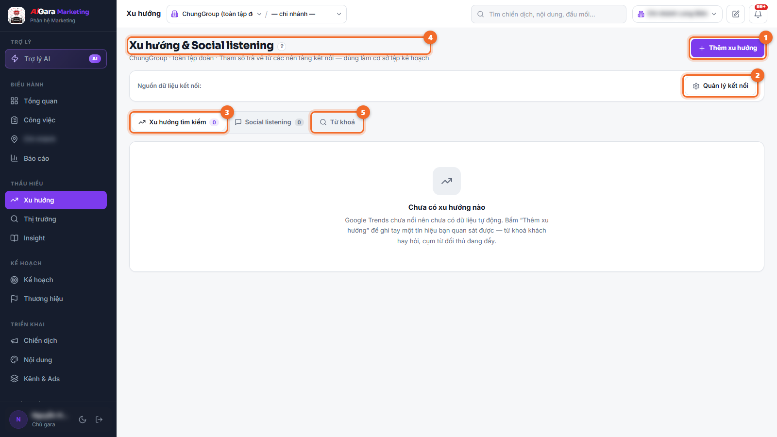 Xu hướng & Social listening